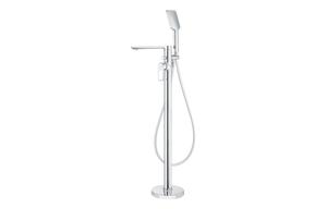 Abode Levarto Floor Standing Bath Shower Mixer - Chrome